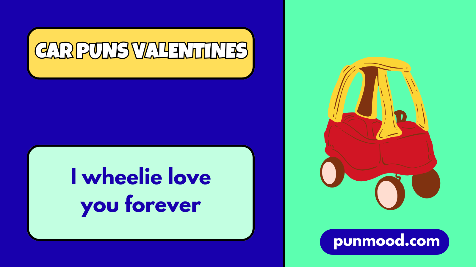 Car Puns Valentines