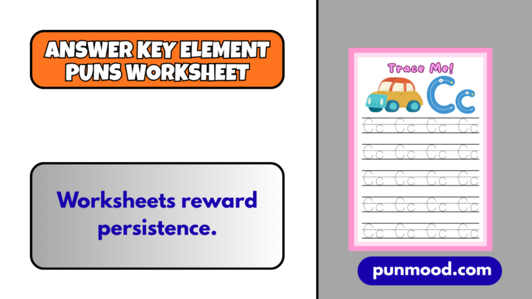answer key element puns worksheet