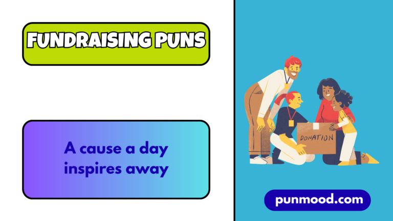 fundraising puns