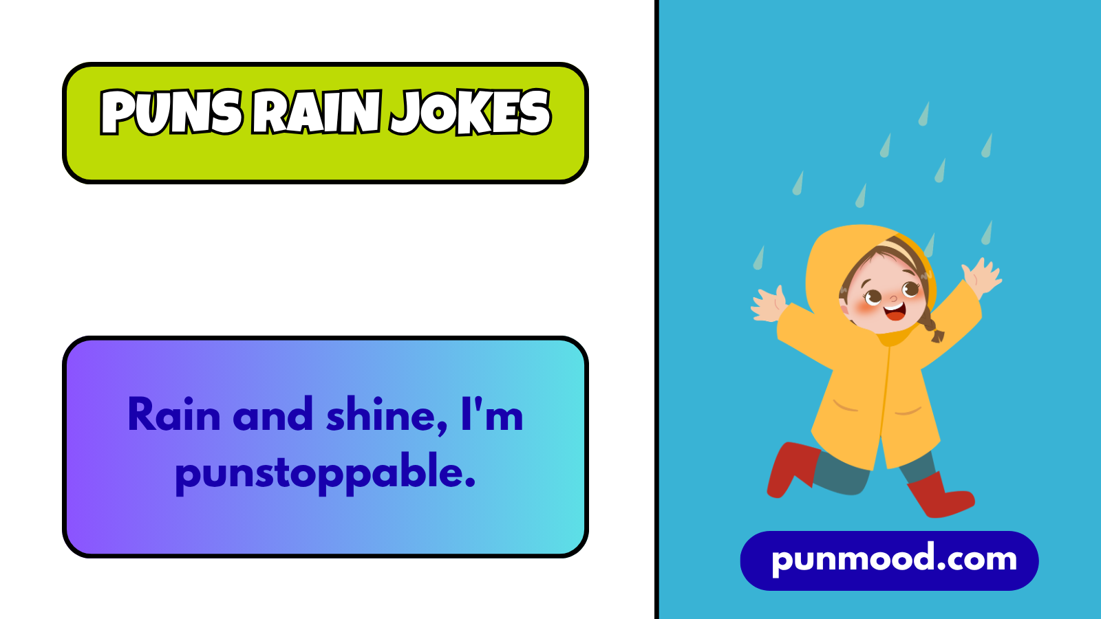 puns rain jokes
