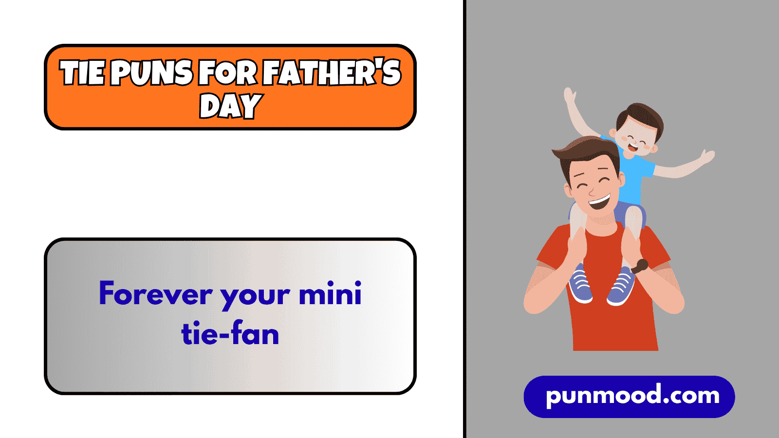 Tie Puns for Father's Day